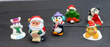 6 Hallmark Merry Miniatures Christmas Figurines 1980’s And 1990’s Vintage #7 picture