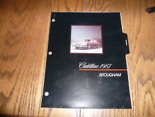1987 Cadillac Dealer Brougham Product Portfolio Pages Facts - Vintage picture