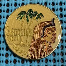 1987 Krewe of CLEOPATRA  multi-color cloisonne bronze Mardi Gras Doubloon picture