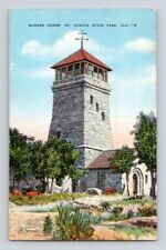 1940'S. BUNKER TOWER, MT. CHEAHA STATE PARK, ALABAMA. POSTCARD. SM20 picture