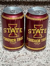 2 Iowa State Forever True Blonde Ale 12 oz beer cans by Backpocket Brewing  picture