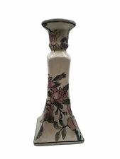 Chinoiserie Candlestick ~ Pretty Embossed Floral By WBI China picture
