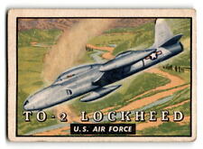 1952 Topps Wings #141 TO-2 Lockheed U.S. Air Force Jet Trainer picture