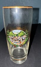 Vintage German Reichenbach Gold Rimmed Beer Glass 0.25 L Collectible picture