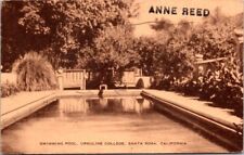 Postcard Swimming Pool Ursuline College Santa Rosa California CA 1945       2534 picture