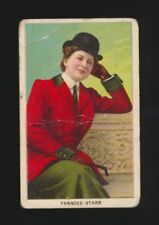 1910 T27 Fatima Cigarettes ACTRESS SERIES (White Borders) -FRANCES STARR picture