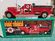 Vintage Texaco 1929 Mack Fire Truck Bank 1998 15th in Series F415 Ertl B picture