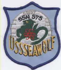 USS Seawolf SSN 575 - 4 Inch Crest BC Patch Cat No C5393 picture