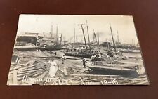 Antique Photograph on PC..Aftermath of Hurricane of 1915, Galveston, Texas RARE picture