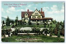 c1910's Arthur Lett's Home At Hollywood Los Angeles California CA Trees Postcard picture