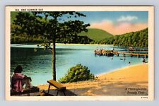 PA-Pennsylvania, Scenic View on Summer Day, Antique Vintage Souvenir Postcard picture