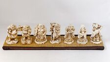 Vintage Japanese Seven lucky gods Deities of Good Luck Figurines Statues picture