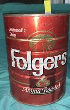 H3 FOLGER’S AUTOMATIC DRIP AROMA ROASTED REGULAR GRIND COFFEE CAN 26OZS 1lb10oz picture