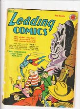 LEADING COMICS #6 (1943  DC GOLDEN AGE SEVEN SOLDIERS Treasure That Time Forgot picture