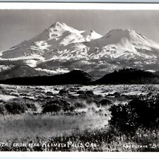 c1940s Klamath Falls, OR Mt Shasta RPPC Eastman Real Photo PC Ore Vtg A130 picture