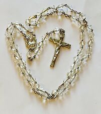 Refurbished Vintage/Antique Catholic Rosary Sacred Heart Madonna & Child 20” picture
