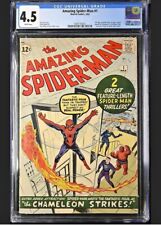 The AMAZING SPIDER-MAN #1 Many First Appearances Marvel Comics CGC 4.5 See Pic picture