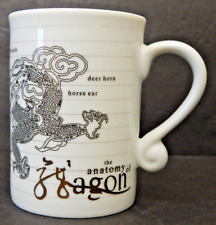 The Anatomy of a Dragon - Alan Chan Creations Porcelain Coffee Tea Mug Cup - 8oz picture