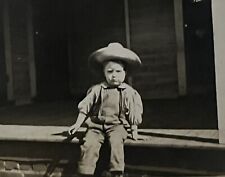 c1910 Ralph Kincaid On The Porch, Perry Township, IN Real Photo Postcard RPPC picture