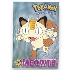 1998 Vintage Pokemon Postcard - Meowth picture