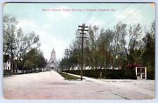 1909 CHEYENNE WYOMING CAPITOL STREET BUILDING*NEWVOCHROME POSTCARD GERMANY picture
