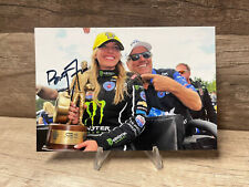 Brittany Force Drag Racing Photo Hand Signed 4x6 Photo TC46-2929 picture