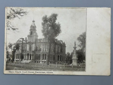 c 1905 CAMBRIDGE Illinois HENRY COUNTY COURT HOUSE Postcard Antique Undivided picture