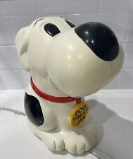 Vintage Dog Cookie Jar Treat 1991 FunDamental 1991 Barks When Opened *Works* picture