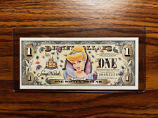 2005 Series A $1 Disneyland's 50th Anniversary CINDERELLA Disney Dollar RADAR  picture