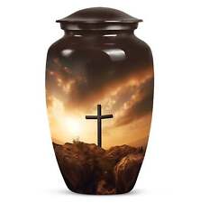 Unique Jesus Urn for Ashes - Adult Cremation Memorial Container picture