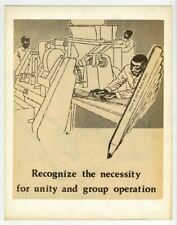 United Black People 1970 Civil Rights Poster African American Racial Equality picture