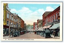 c1920s Main Street Looking South Gloucester Massachusetts MA Restaurant Postcard picture