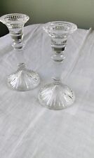 Vintage Pair Lenox Candlesticks Leaded Crystal picture