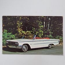 1963 Ford Galaxie 500 Convertible V8 Vintage Postcard Car Automobile picture