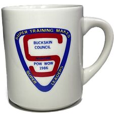 1986 Pow Wow Buckskin Council Boy Scout Coffee Mug (MG144) picture