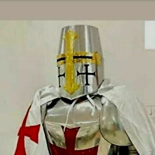 ''Christ ''Full Size Medieval Knights Templar Roman Suit Of Armour R/P C/P X-mas picture