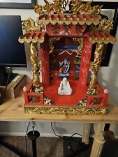 Antique Chinese earth god shrine free standing, picture