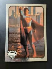 1978 DC Comics Superman non-sport card 3D Foil sticker Takeoff NO FOIL S ERROR picture
