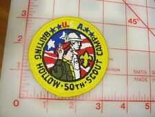 Baiting Hollow Scout Camp collectible 50th Scout Camp camp patch (mW) picture