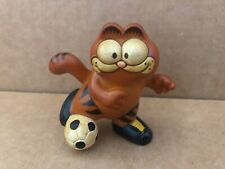 Sweet 1981 GARFIELD Figure PVC Kicking Soccer Ball United Features #4 picture