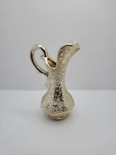 Vtg Weeping Gold Hollywood Regency Small Pitcher picture