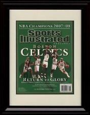 16x20 Framed Boston Celtics Championship Commemorative SI Autograph Promo Print picture