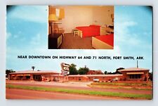 Postcard Arkansas Fort Smith AR Flamingo Hotel 1960s Unposted Chrome picture