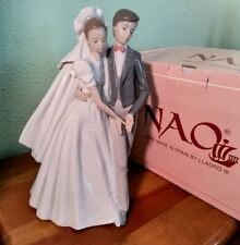 Lladro Bride and Groom Porcelain MINT cond. Figurine with original box; Spain picture