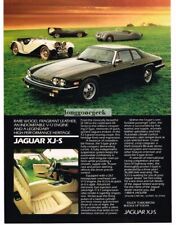 1986 Jaguar XJ-S Black Classic Jags in the background Vintage Ad  picture