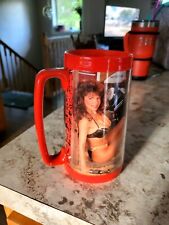 Snap On Tools Tall Coffee Cup Brandi Jan/Feb 1991 Red Risque Image Bikini  picture