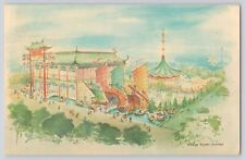 Postcard New York City Hong Kong Pavilion Crown Colony Club Vintage 1964 - 1965 picture