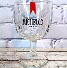 MICHELOB Classic Vintage 1970s Heavy Glass Beer Goblet picture