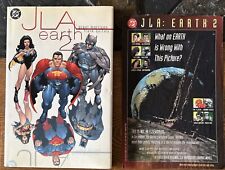 DC Comics JLA Earth 2 Grant Morrison Signed By Frank Quitely + Promo Sheet picture