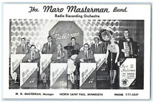 c1940's Marv Masterman Band Orchestra North Saint Paul Minnesota MN Postcard picture